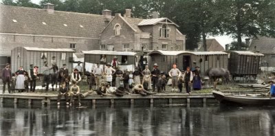 Zigeuners_Utrechts_jaagpad_voor_1900