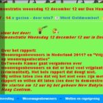 11 december 2013.Tweede Kamer. Commissie Wijkaanpak en Stedelijke vernieuwing.