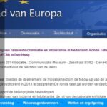 26 juni 2014. Ronde Tafel van de Europese Commissie tegen Racisme en Intolerantie ECRI in Den Haag