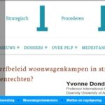 11 december 2014. Brandpunt besteedt aandacht aan uitsterfbeleid woonwagenkampen