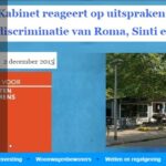2 december 2015. Kabinet reageert op uitspraken VN-comité over de discriminatie van Roma, Sinti en woonwagenbewoners